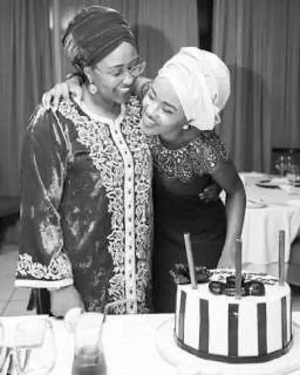 Photo Of Aisha Buhari & Youngest Daughter, Hanan